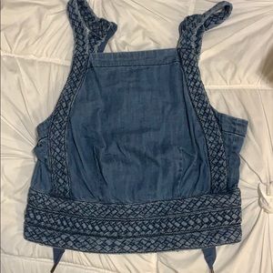 Anthropology Denim Top